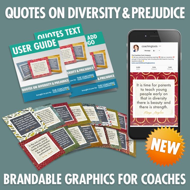 Quotes on Diversity and Prejudice with User Guide and Mobile Phone