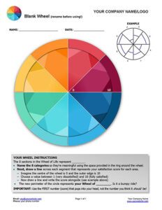 Free Blank Wheel with 8 Colourful segments