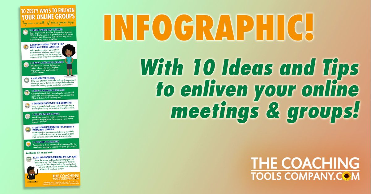 10 Ways to Enliven Online Groups Infographic FEAT IMAGE