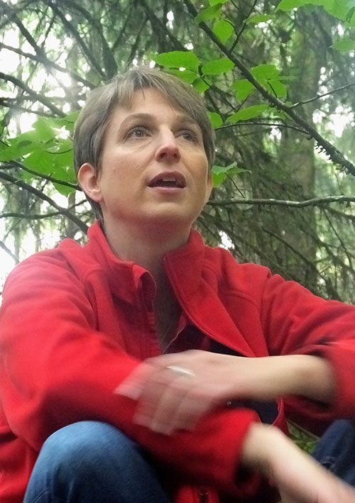 Silke Hable in the Forest