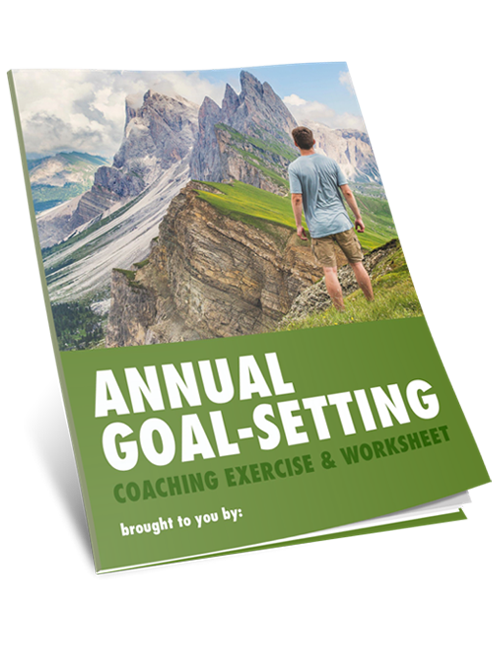 Annual Goal-Setting Worksheet 3D image