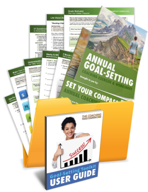 Goal Setting Tools for Coaches in a Folder Toolkit