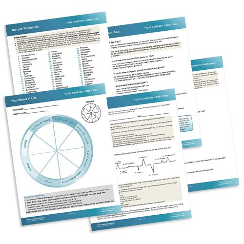 Various Coaching Exercises to include as possible homework in your Life Coaching Welcome Packet