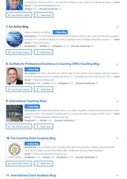 the Best 50 Coaching Blogs